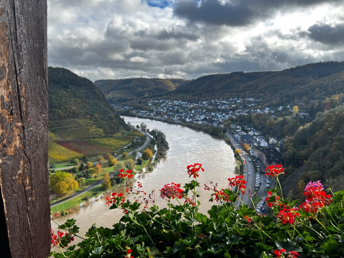 View over the Moselle river, Germany