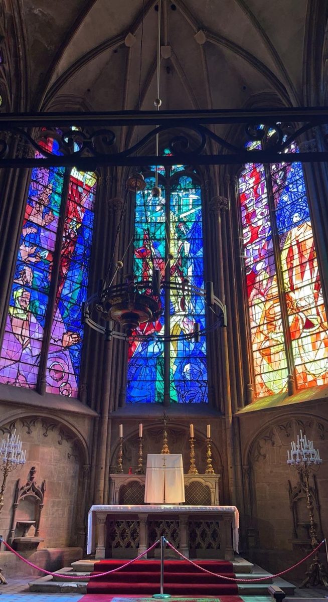 Chagall stained glass windows, Metz Cathedral, France