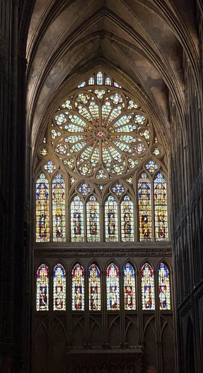 Rose window, Metz Cathedral, France